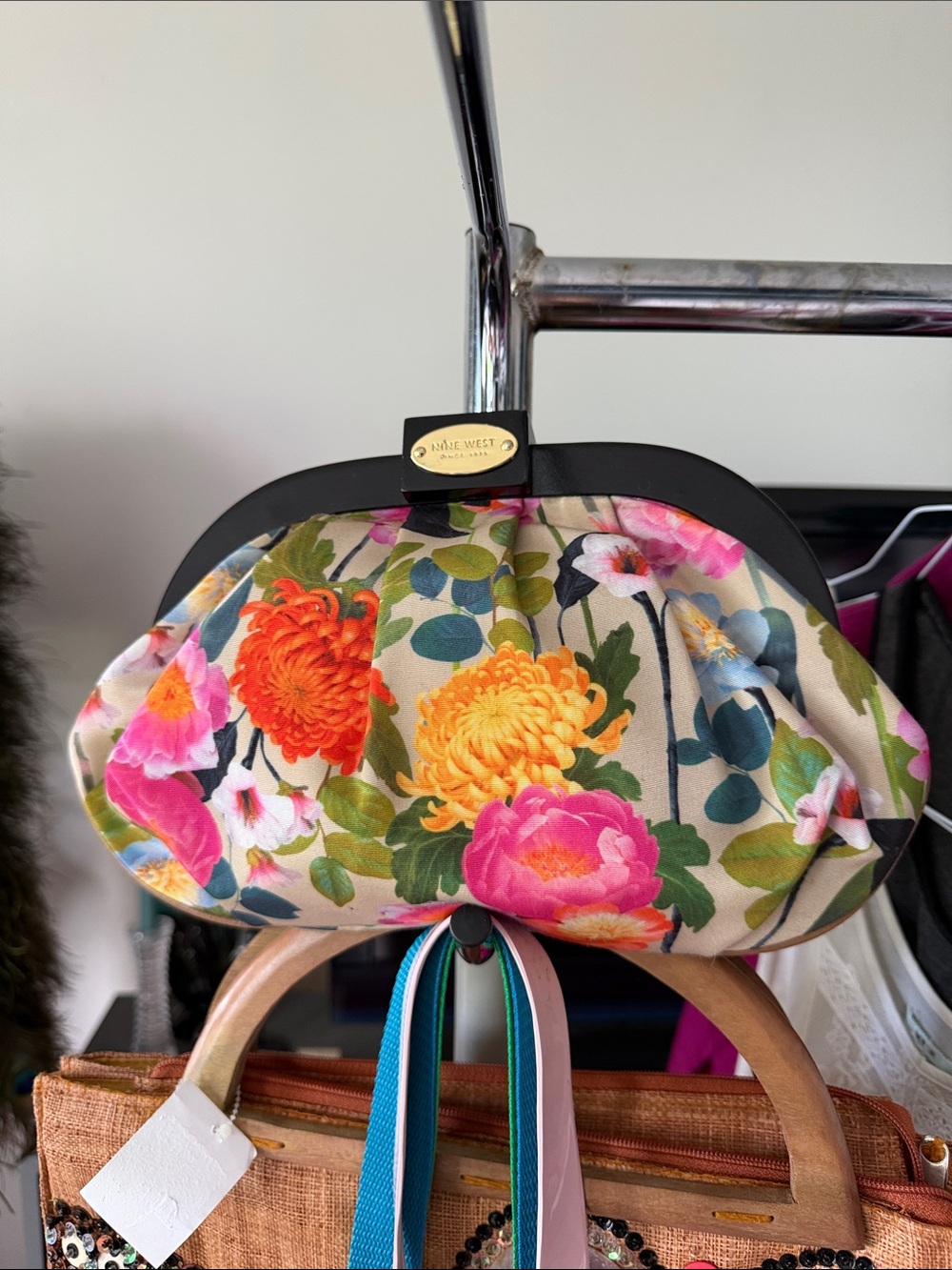 Nine West Floral Clutch